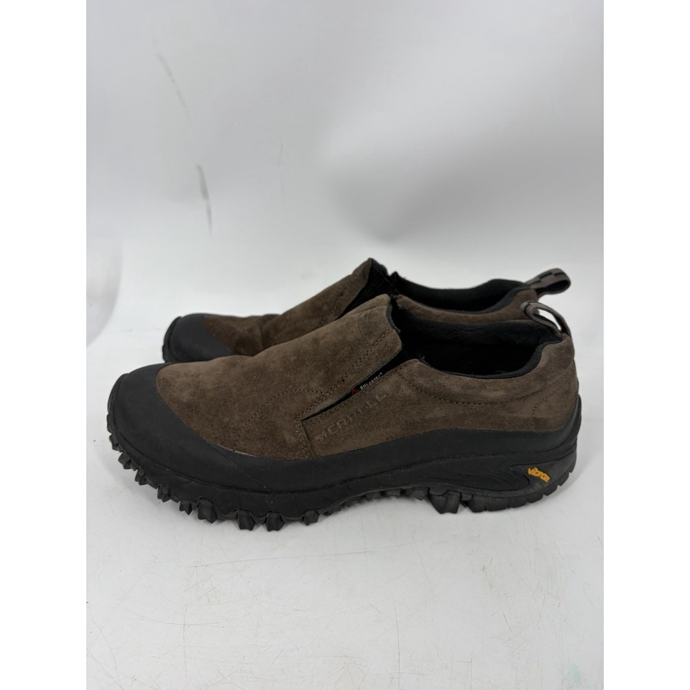 Merrell Shiver Moc Gunsmoke Slip On Shoes Brown  Waterproof Vibram Sz 11.5